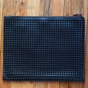 Christian Louboutin Peter Pouch Spikes black
